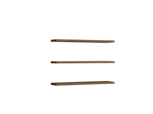 Houten wandplank "Boss" - 60 x 1 x 14 cm - Notelaar
