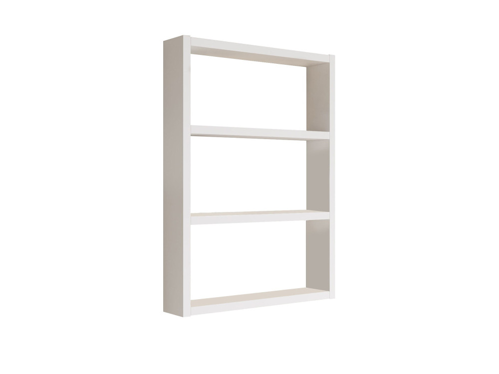Houten wandplank "PR1" - 43 x 9 x 60 cm - Wit