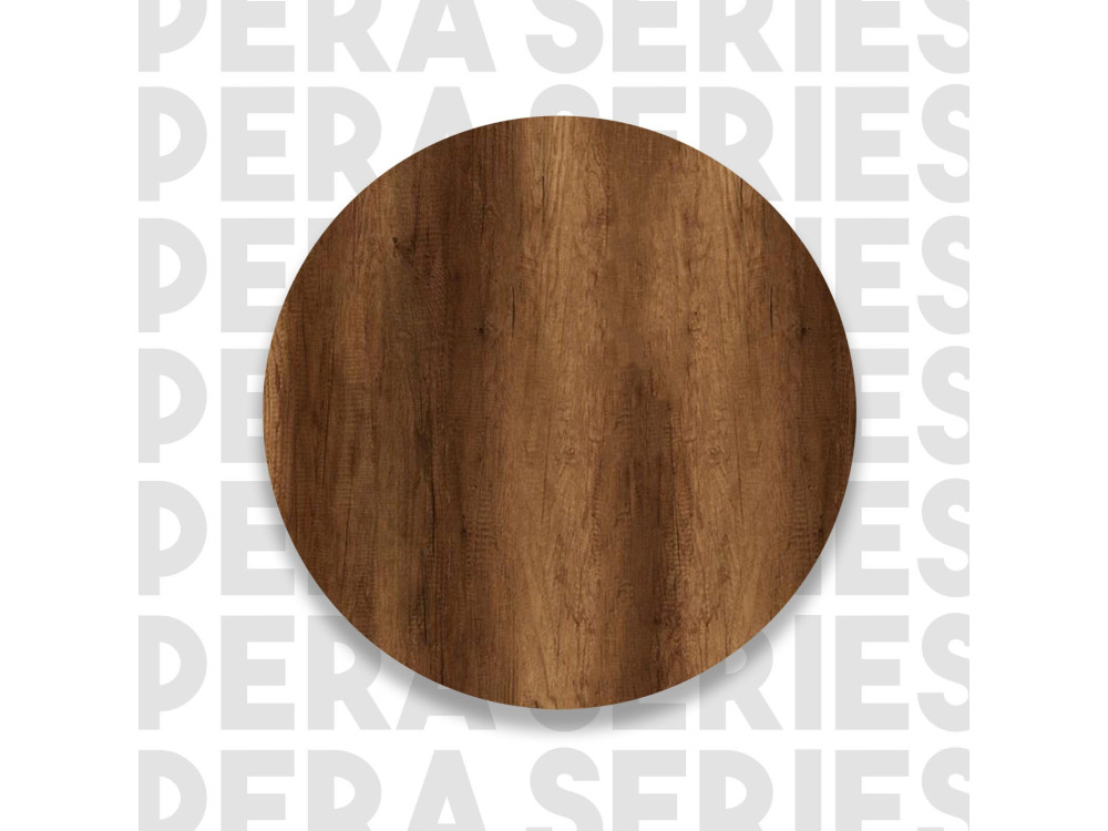 PR1" houten wandplank - 43 x 9 x 60 cm - Notelaar