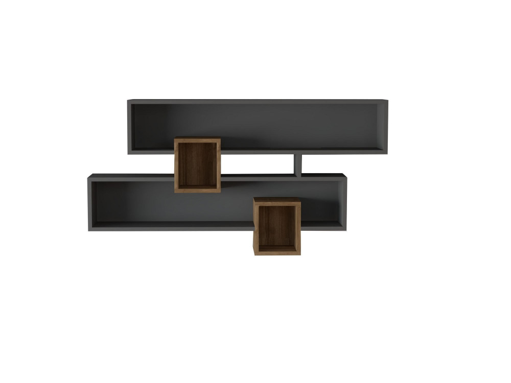 Houten wandplank "Karen" - 120 x 22 x 75 cm - NotelaarAntheciet