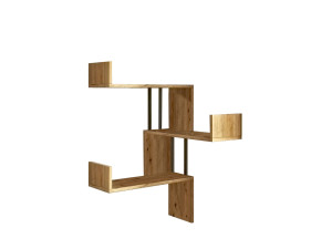 VG17" houten wandplank - 60 x 60 x 109 cm - Atlantisch grenen