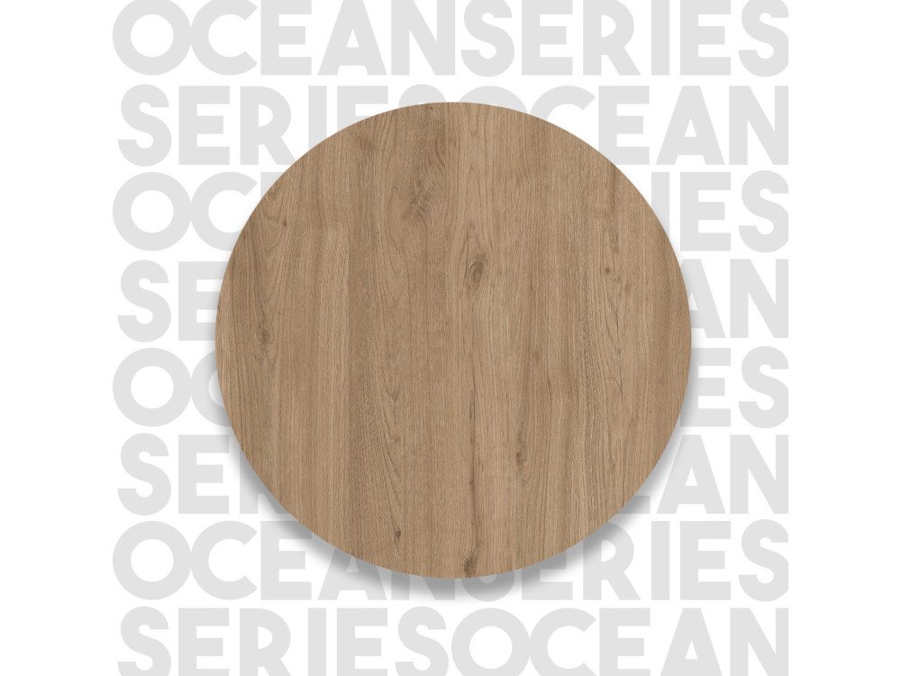 Houten wandplank "Calvin" - 90 x 22 x 81 cm - Bruin