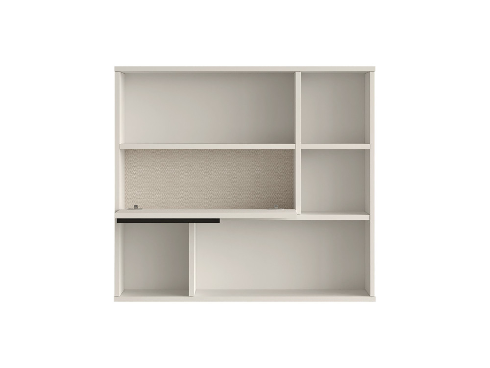 Houten wandplank "Calvin" - 90 x 22 x 81 cm - Wit