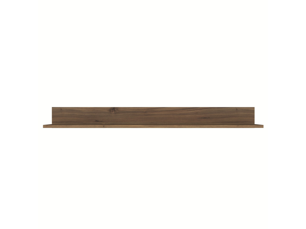 Houten wandplank "Eno" - 135 x 13 x 15 cm - Bruin