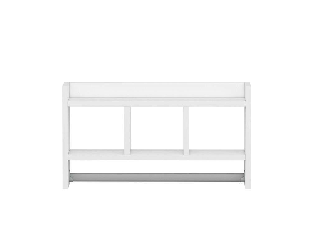 Houten wandplank "Asya" - 63 x 14 x 35 cm - Wit