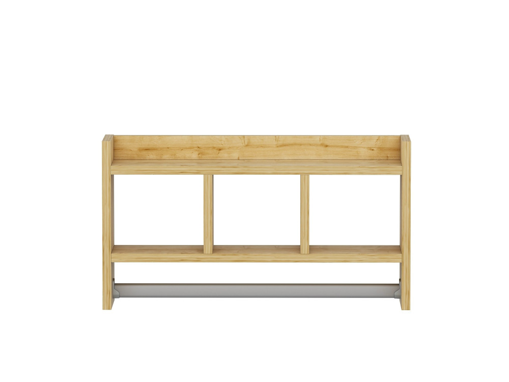Houten wandplank "Asya" - 63 x 14 x 35 cm - Beige