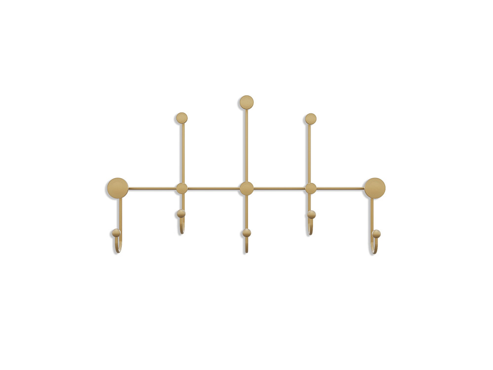 Metalen wandhaak "iyon-A" - 80 x 10 x 45 cm - Goud