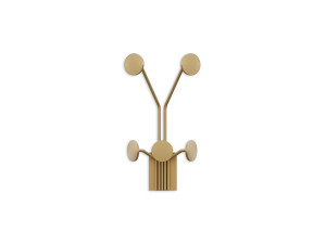 Metalen wandhaak "Giraffe" - 24 x 16 x 40 cm - Goud