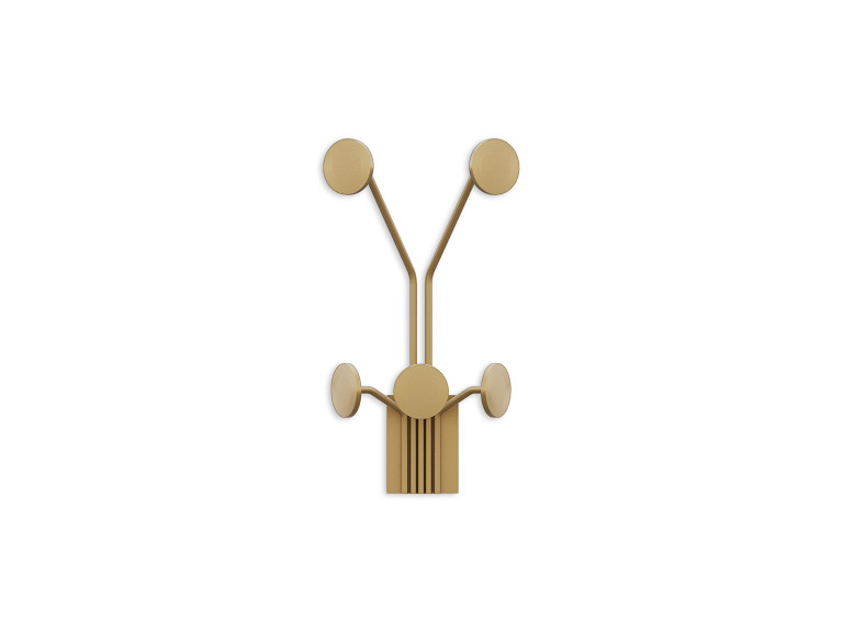 Metalen wandhaak "Giraffe" - 24 x 16 x 40 cm - Goud