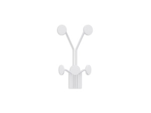 Metalen wandhaak "Giraffe" - 24 x 16 x 40 cm - Wit