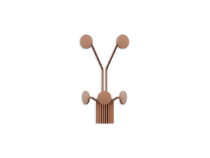 Metalen wandhaak "Giraffe" - 24 x 16 x 40 cm - Koper