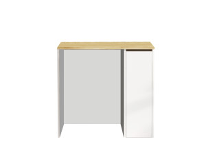 SA1" houten wasmachine kast - 93 x 60 x 88 cm - Wit