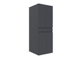 Wasmachineonderkast „Neve 70“ – 70 x 73 x 193 cm – mat antraciet