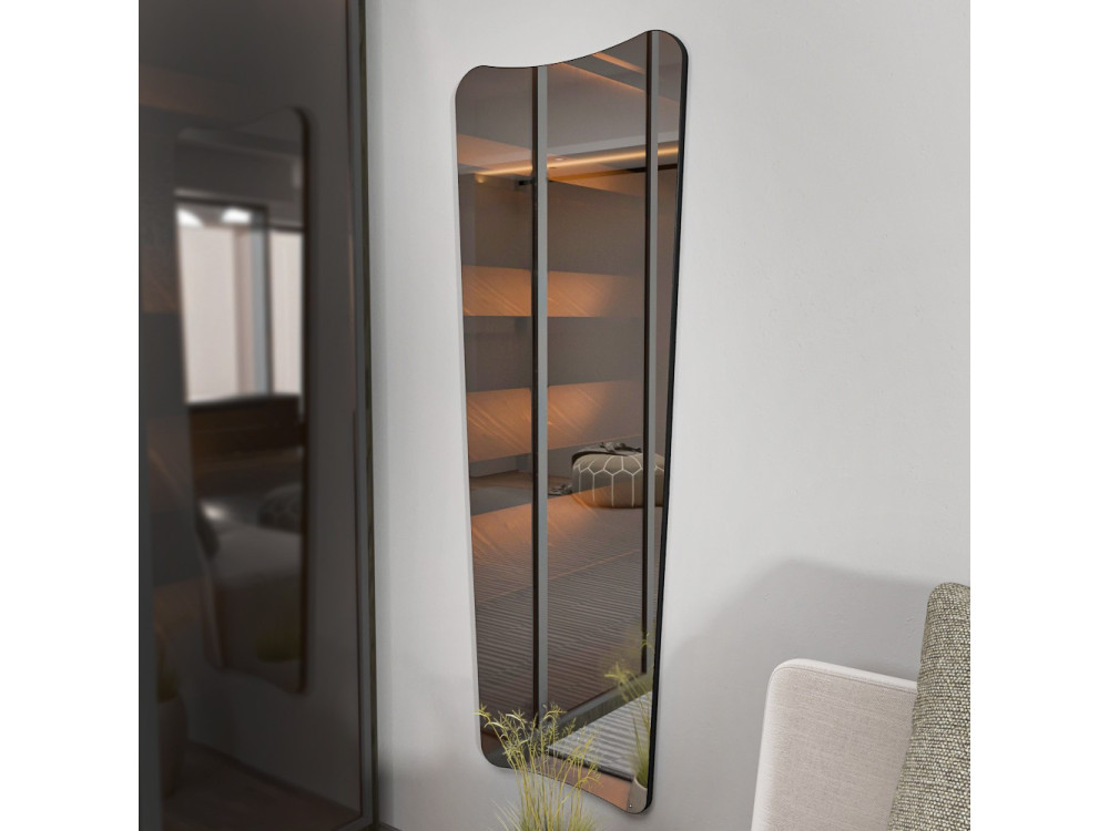 Vitros" houten paardenspiegel - 55 x 2 x 150 cm - Transparant