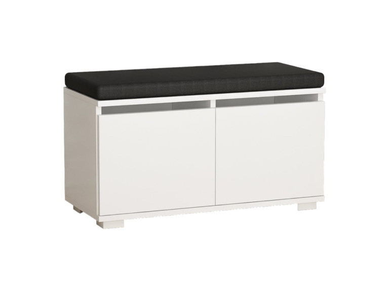 Drago" houten schoenenkast - 80 x 35 x 42 cm - Wit