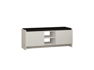 Zulla" houten schoenenkast - 110 x 37 x 43 cm - Wit