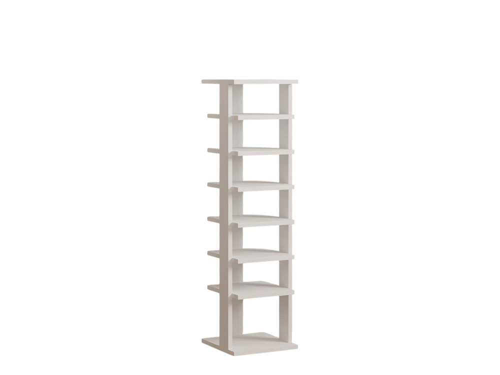 Houten schoenenkast "Ayka" - 30 x 30 x 110 cm - Wit