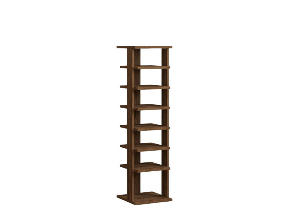 Houten schoenenkast "Ayka" - 30 x 30 x 110 cm - Bruin