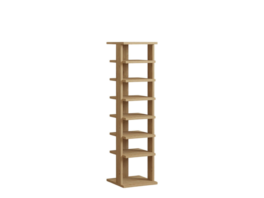 Houten schoenenkast "Ayka" - 30 x 30 x 110 cm - Beige