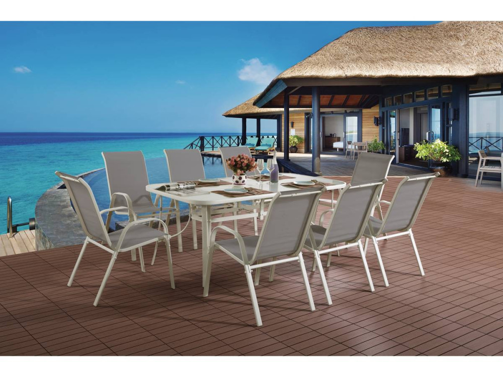 Tuinset tuinmeubel set textileen "Cordoba XL 180" - Phoenix - Grijs