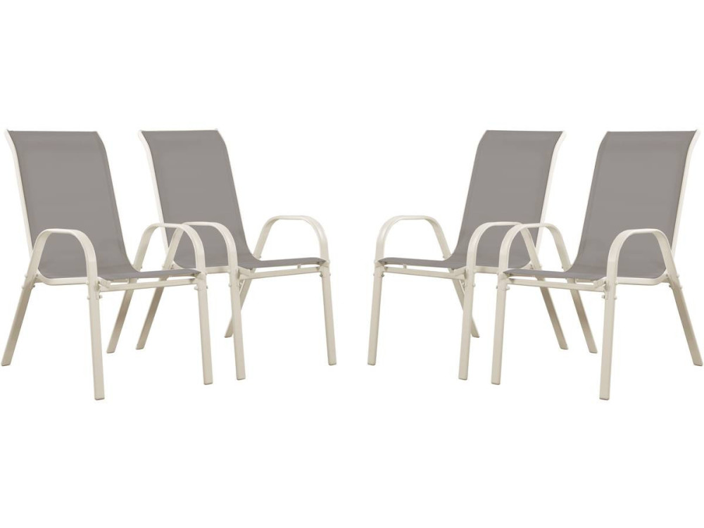 Tuinset textileen "Cordoba" - Phoenix - 6 zits - Grijs