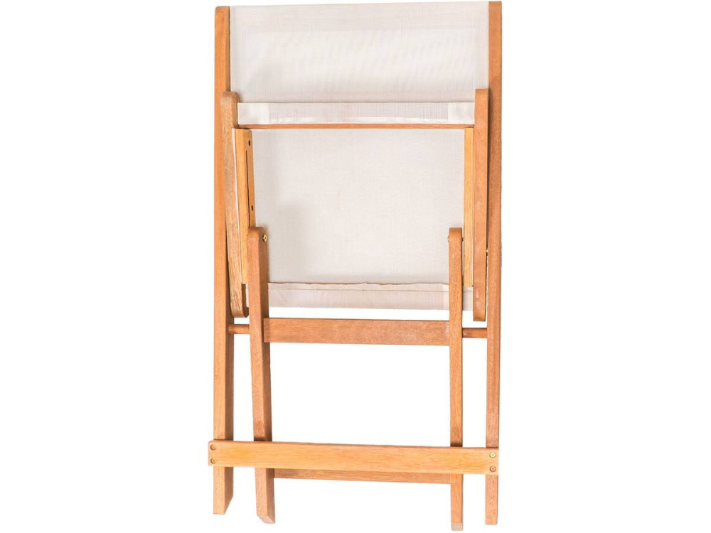 Tuinset eettafel outdoor "Séoul" - 1 tuintafel + 8 tuinstoelen - Maple - Beige - lichtbruin