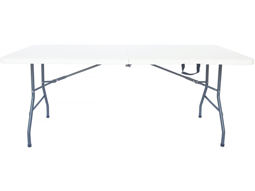 Opvouwbare tuintafel + 2 banken set "Foldy" - Wit