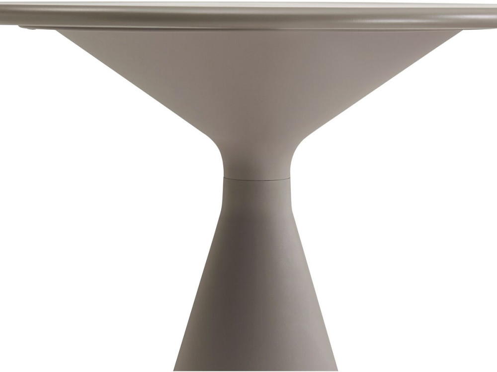 Néora" stapelbare bistro tuintafel en kinderstoelen - 2 plaatsen - Taupe