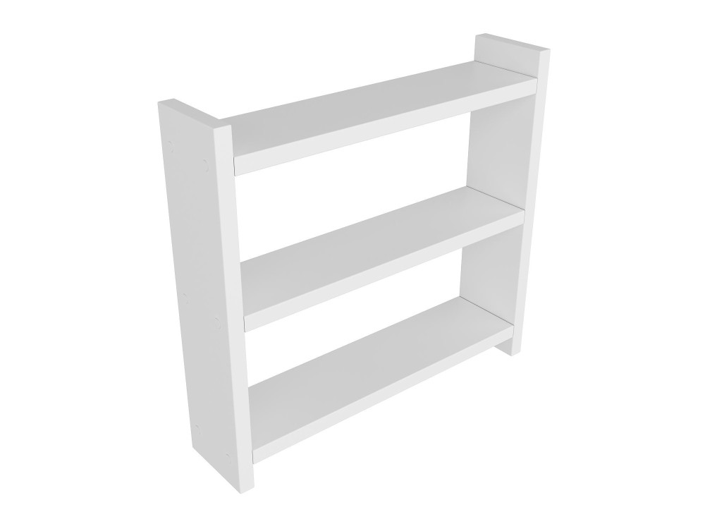 Cosmic" houten keukenplank - 44 x 10 x 40 cm - Wit