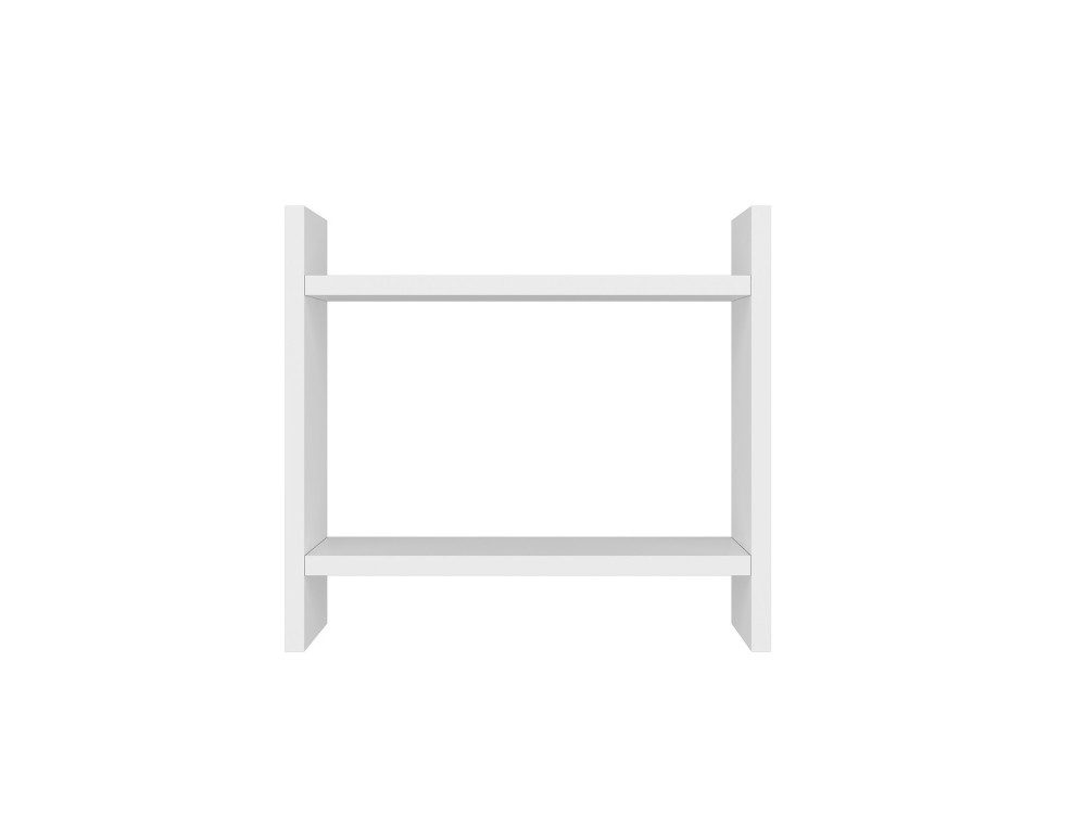 Houten keukenplank "Denver" - 34 x 10 x 30 cm - Wit