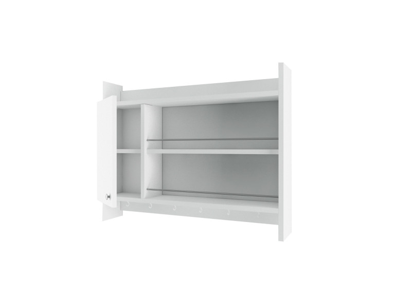 Houten keukenplank "Knerr" - 85 x 13 x 65 cm - Wit