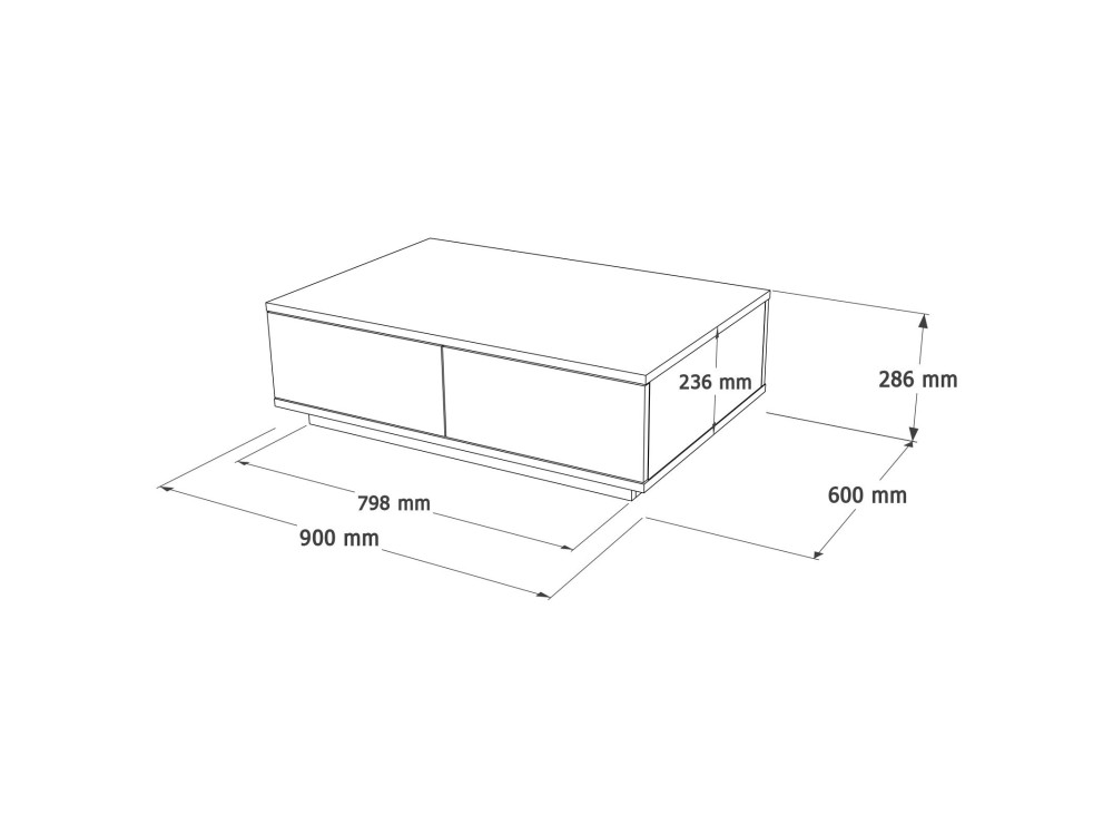 FR17" houten loungemeubelset - 180 x 44 x 44 cm - Wit