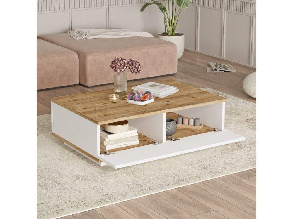 FR18" houten loungemeubelset - 180 x 44 x 44 cm - Wit