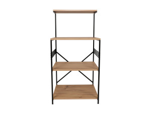 Multifunctionele houten kast "Anemon" - 60 x 45 x 124 cm - Bruin