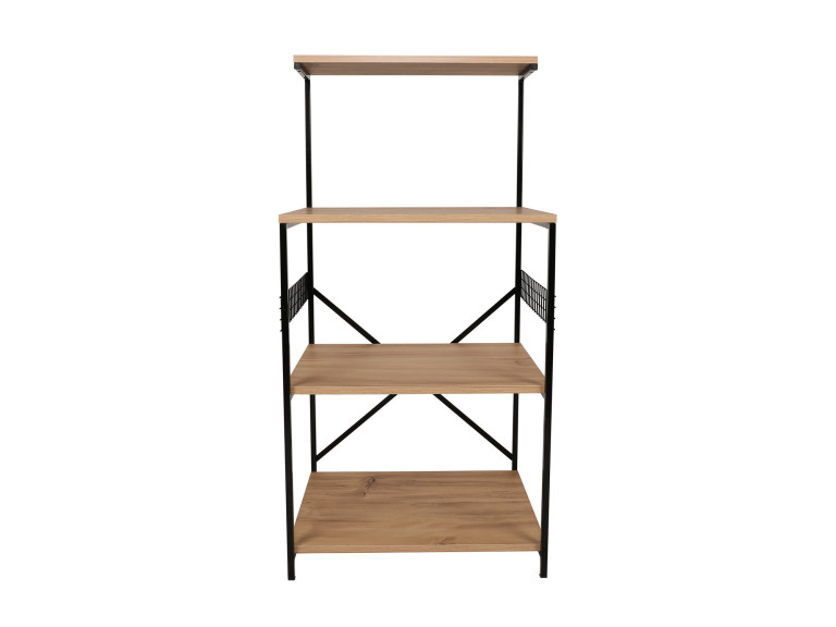 Multifunctionele houten kast "Anemon" - 60 x 45 x 124 cm - Bruin