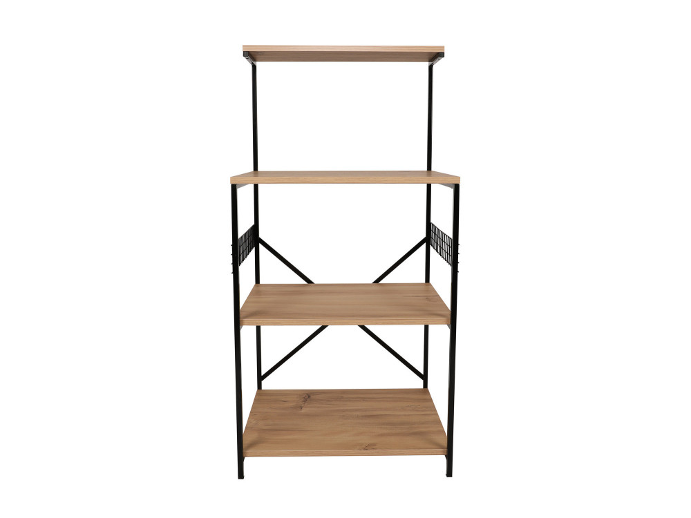 Multifunctionele houten kast "Anemon" - 60 x 45 x 124 cm - Bruin