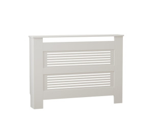 Houten radiatorkast "Termora" 112 x 19 x 82 cm - Wit
