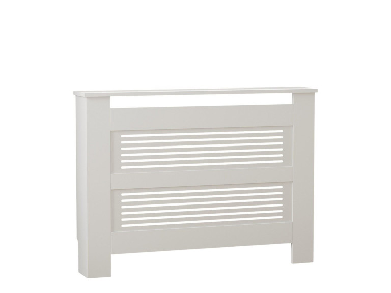 Houten radiatorkast "Termora" 112 x 19 x 82 cm - Wit