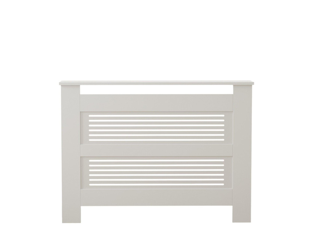 Houten radiatorkast "Termora" 112 x 19 x 82 cm - Wit