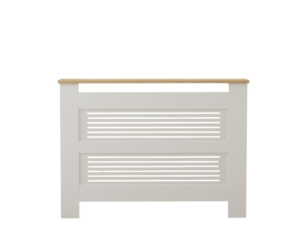 Houten radiatorkast "Termora" 112 x 19 x 82 cm - Saffier eik