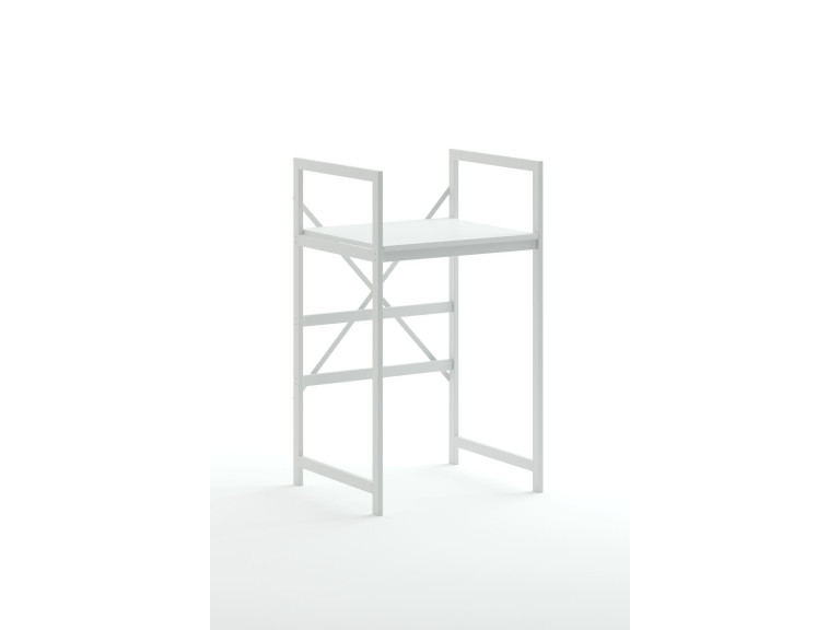 Junior" metalen wasmachinekast - 70 x 60 x 116 cm - Wit