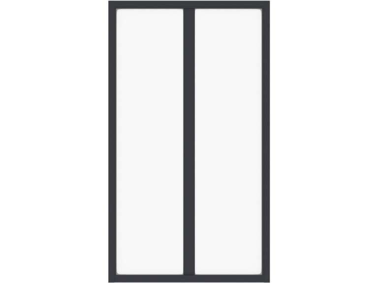 Aluminium atelieroverkapping „Panorama“ – 60 x 105 cm – Zwart