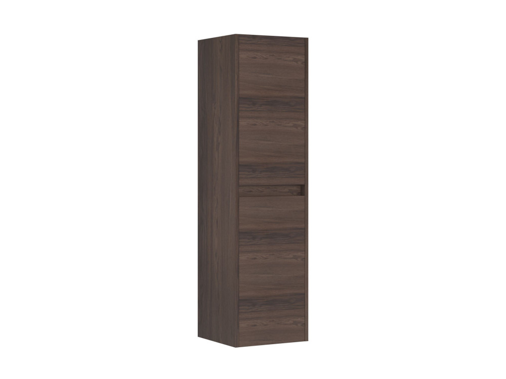 Badkamerkast "Side 40" - 40 x 27 x 138 cm - Dark Walnut