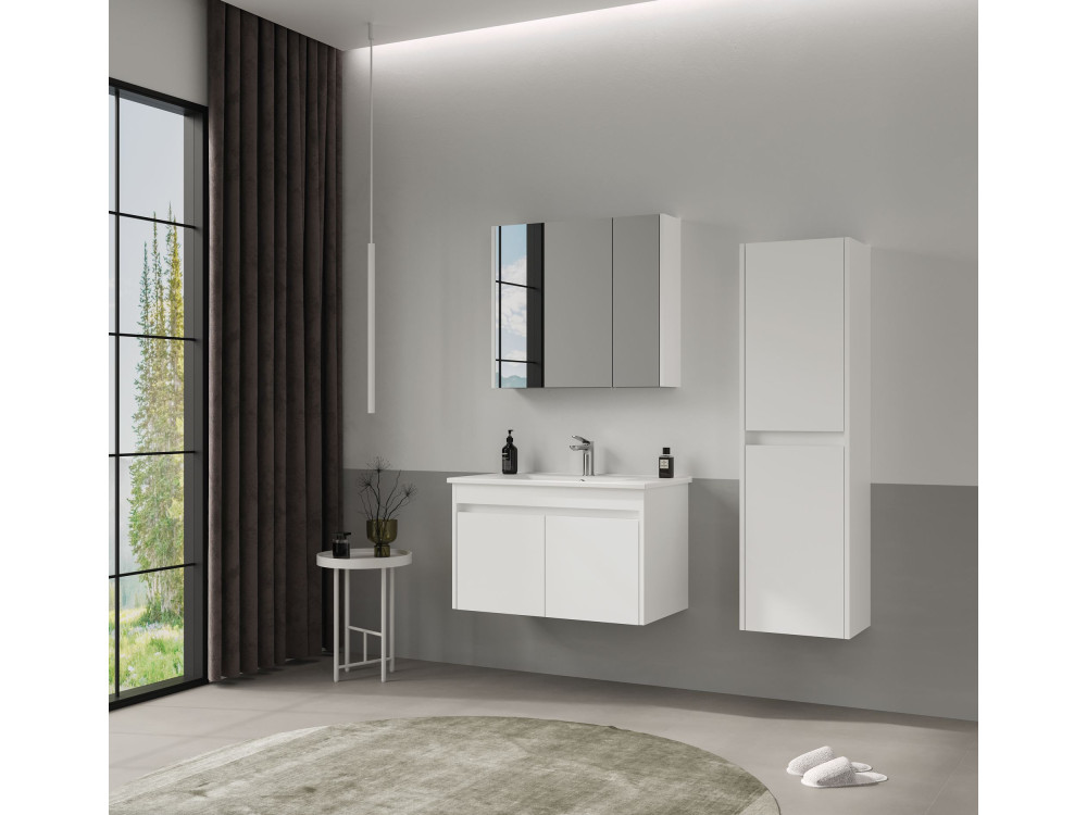 Badkamerkast "Side 40" - 40 x 27 x 138 cm - Matwit