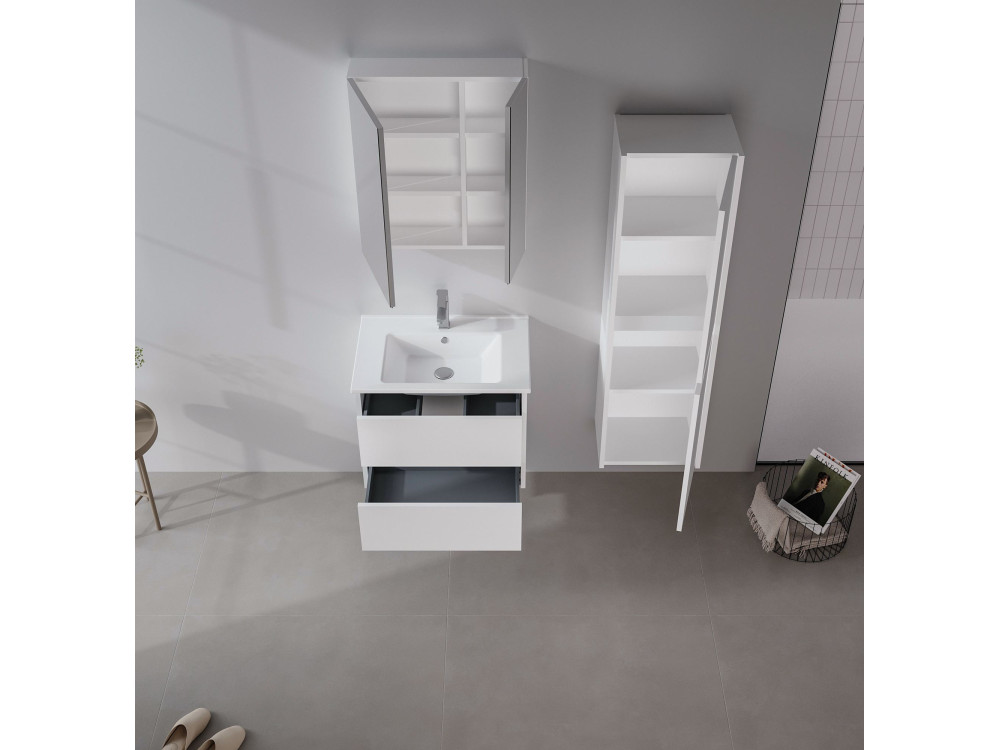Badkamerkast "Side 40" - 40 x 27 x 138 cm - Matwit