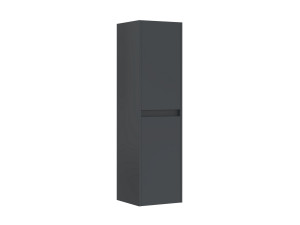 Badkamerkast "Side 40" - 40 x 27 x 138 cm - Mat antraciet
