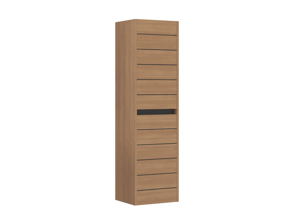 Badkamerkast "Ricato 40" - 42 x 27 x 138 cm - Walnoot
