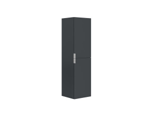 Badkamerkast "Purus Desna 40" - 40 x 32 x 138 cm - Mat antraciet