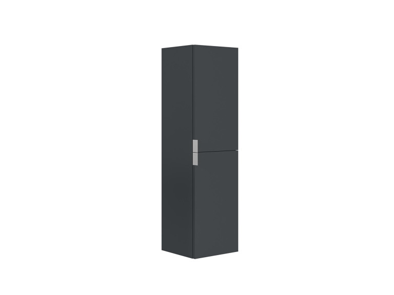 Badkamerkast "Purus Desna 40" - 40 x 32 x 138 cm - Mat antraciet
