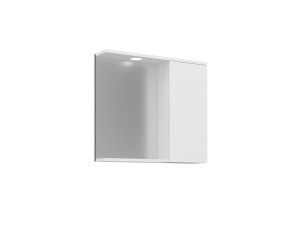 Badkamermeubel met spiegel "Purus 80" - 75 x 18 x 68 cm - Wit